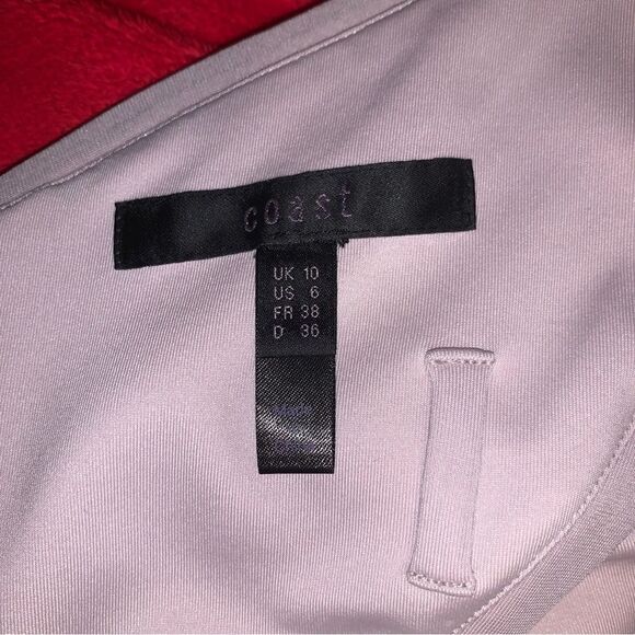 COAST Lavender Maxi Prom Dress With Beading Size 6 - Picture 8 of 8